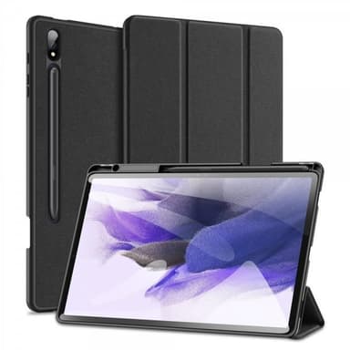 DUX DUCIS Samsung Galaxy Tab S9 Plus SM-X810 SM-X816 Kotelo Domo Series Musta