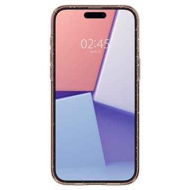Spigen iPhone 15 Pro Kuori Liquid Crystal Glitter Rose Quartz