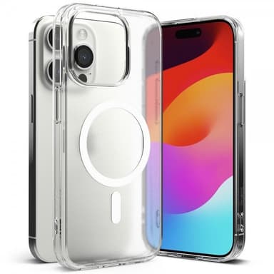 Ringke iPhone 15 Pro Max Kuori Fusion Magnetic Matte Clear