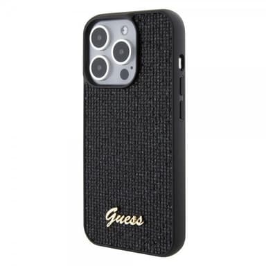Guess iPhone 15 Pro Kuori Square Mirror Musta