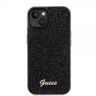Guess iPhone 15 Kuori Square Mirror Musta
