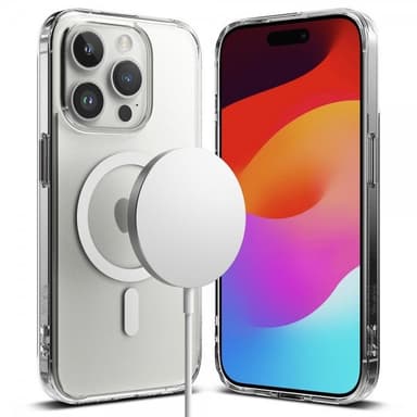 Ringke iPhone 15 Pro Max Kuori Fusion Magnetic Matte Clear