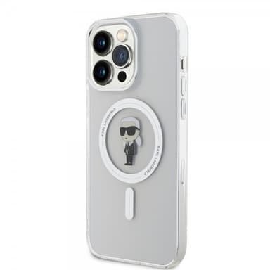 Karl Lagerfeld iPhone 15 Pro Max Kuori Ikonik MagSafe Läpinäkyvä