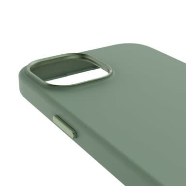 Decoded iPhone 15 Plus Kuori Silicone Backcover Sage Leaf Green