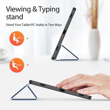 DUX DUCIS Samsung Galaxy Tab S9 SM-X710 SM-X716 Kotelo Domo Series Sininen