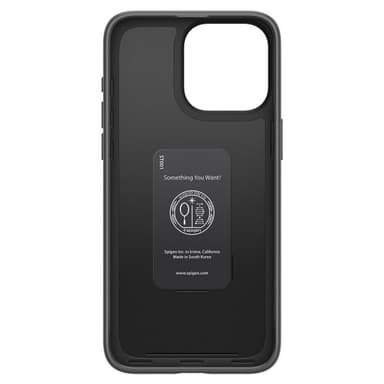 Spigen iPhone 15 Pro Max Kuori Thin Fit Musta