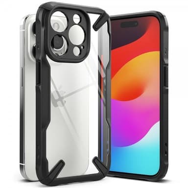 Ringke iPhone 15 Pro Kuori Fusion X Musta