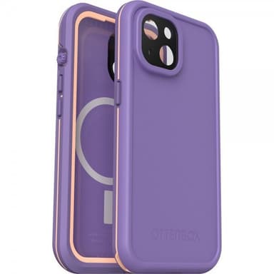 Otterbox iPhone 15 Kuori Fre MagSafe Rule of Plum