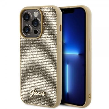 Guess iPhone 15 Pro Kuori Square Mirror Kulta
