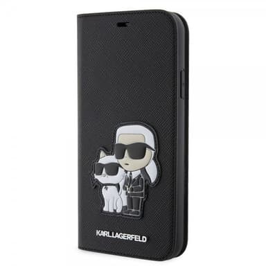 Karl Lagerfeld iPhone 11 Kotelo NFT Saffiano Musta