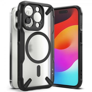 Ringke iPhone 15 Pro Kuori Fusion X Magnetic Matte Black