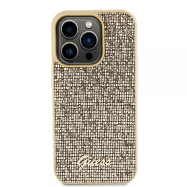 Guess iPhone 15 Pro Kuori Square Mirror Kulta