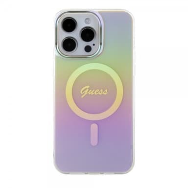 Guess iPhone 15 Pro Max Kuori Script MagSafe Vaaleanpunainen