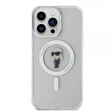 Karl Lagerfeld iPhone 15 Pro Max Kuori Ikonik MagSafe Läpinäkyvä