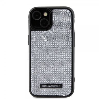 Karl Lagerfeld iPhone 15 Kuori Rhinestone Hopea