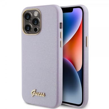 Guess iPhone 15 Pro Max Kuori Full Glitter Wrapped Lilac