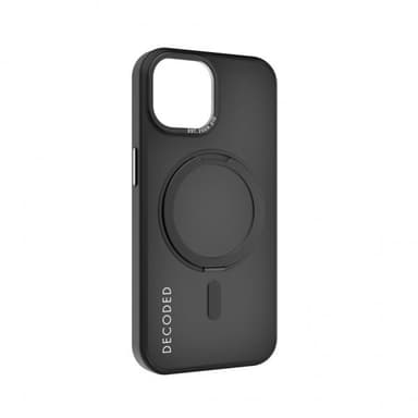 Decoded iPhone 15 Kuori Recycled Plastic Transparant Loop Stand Back Cover Musta