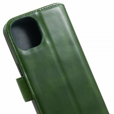 Nordic Covers iPhone 15 Plus Kotelo Essential Leather Juniper Green