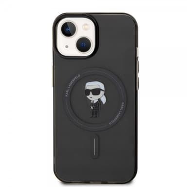 Karl Lagerfeld iPhone 15 Kuori Ikonik MagSafe Musta