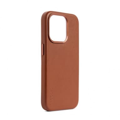 Decoded iPhone 15 Plus Kuori Leather Backcover Tan