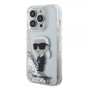 Karl Lagerfeld iPhone 15 Pro Kuori Liquid Glitter NFT Karl Hopea