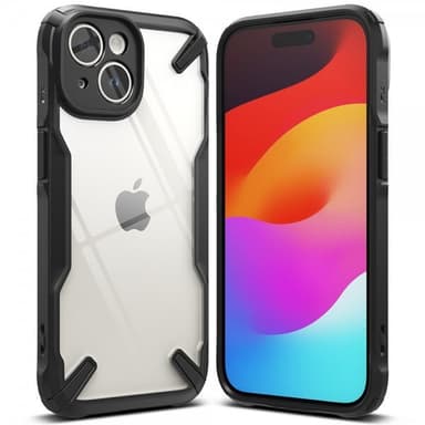 Ringke iPhone 15 Plus Kuori Fusion X Musta