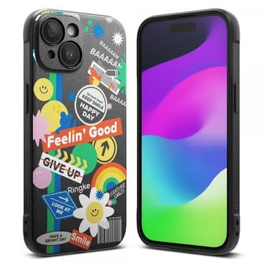 Ringke iPhone 15 Kuori Onyx Design Sticker