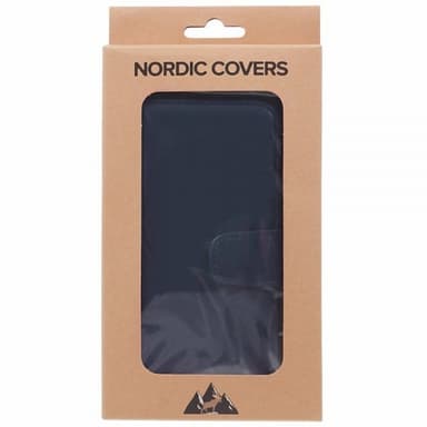 Nordic Covers iPhone 15 Plus Kotelo Essential Leather Heron Blue