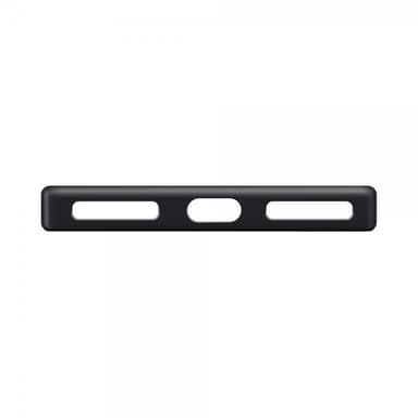 XQISIT iPhone 15 Pro Max Kuori Silicone Case Musta