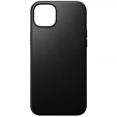 NOMAD iPhone 15 Plus Kuori Modern Leather Case Musta