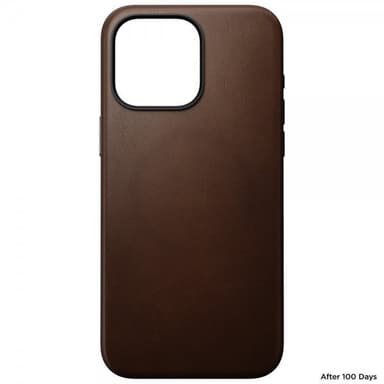 NOMAD iPhone 15 Pro Max Kuori Modern Leather Case Ruskea