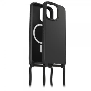 Otterbox iPhone 15 Pro Max Kuori React Necklace MagSafe Musta