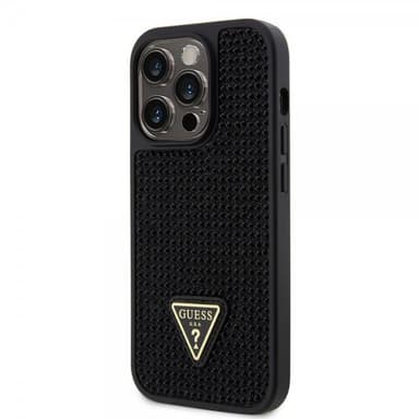 Guess iPhone 15 Pro Kuori Rhinestone Musta