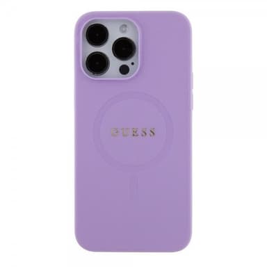 Guess iPhone 15 Pro Max Kuori Saffiano MagSafe Violetti