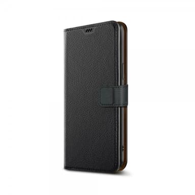 XQISIT iPhone 15 Plus Kotelo Slim Wallet Selection Musta