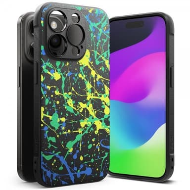 Ringke iPhone 15 Pro Kuori Onyx Design Action Painting