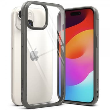 Ringke iPhone 15 Plus Kuori Fusion Bold Harmaa