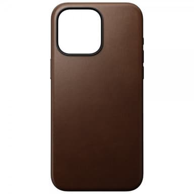 NOMAD iPhone 15 Pro Max Kuori Modern Leather Case Ruskea