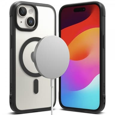 Ringke iPhone 15 Kuori Fusion Bold Magnetic Matte Black