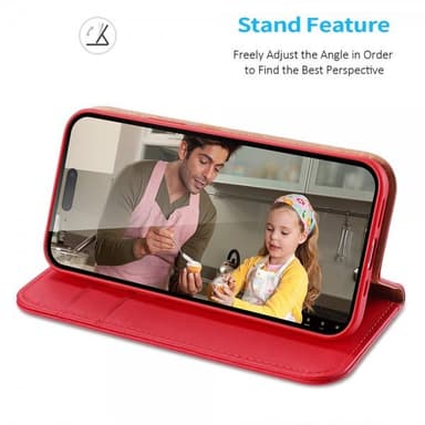 DUX DUCIS iPhone 15 Pro Kotelo Hivo Series Punainen