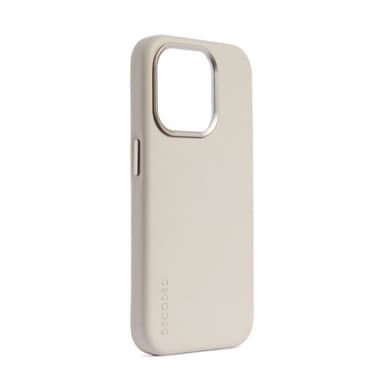 Decoded iPhone 15 Plus Kuori Leather Backcover Clay
