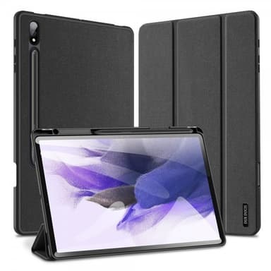 DUX DUCIS Samsung Galaxy Tab S9 Plus SM-X810 SM-X816 Kotelo Domo Series Musta