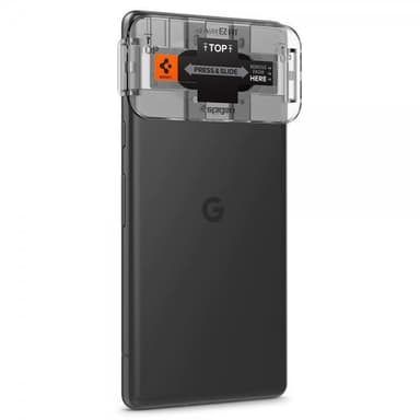 Spigen Google Pixel 7a Kameran linssinsuojus Glas.tR EZ Fit Optik 2-pakkaus Musta