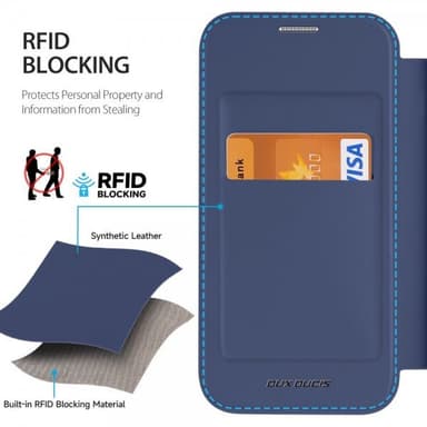 DUX DUCIS iPhone 15 Pro Kotelo Skin X Pro Series MagSafe Sininen