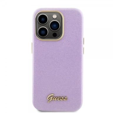 Guess iPhone 15 Pro Kuori Full Glitter Wrapped Lilac