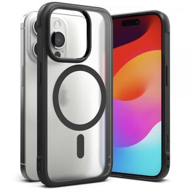 Ringke iPhone 15 Pro Kuori Fusion Bold Magnetic Matte Black