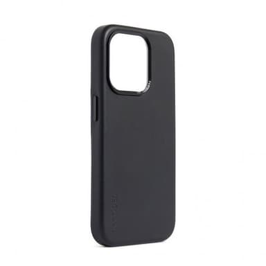 Decoded iPhone 15 Pro Kuori Leather Backcover Musta