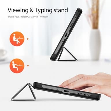 DUX DUCIS Lenovo Tab M8 (4th gen) TB300 Kotelo Domo Series Musta