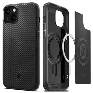 Spigen iPhone 15 Plus Kuori Mag Armor MagFit Matte Black