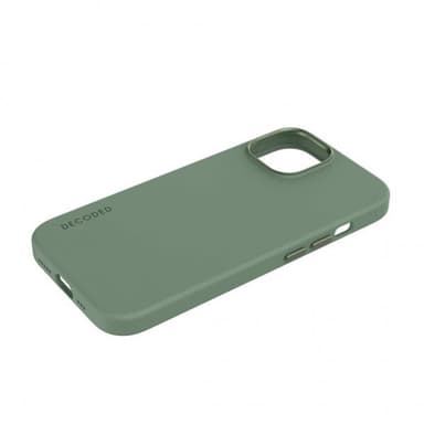 Decoded iPhone 15 Plus Kuori Silicone Backcover Sage Leaf Green